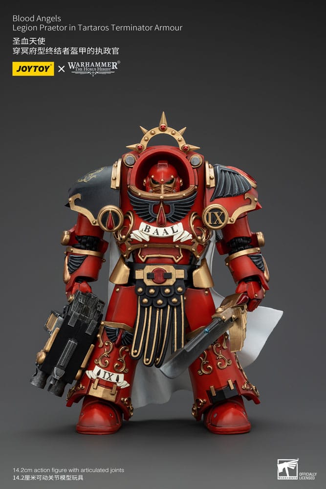 Warhammer The Horus Heresy Actionfigur 1/18 Blood Angels Legion Praetor in Tartaros Terminator Armour 14 cm