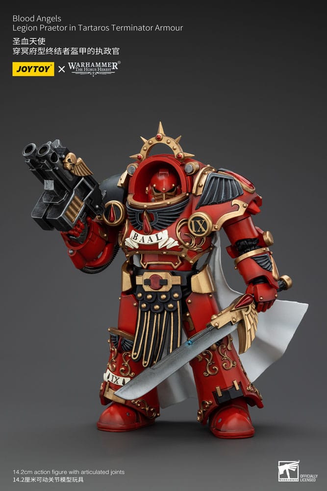 Warhammer The Horus Heresy Actionfigur 1/18 Blood Angels Legion Praetor in Tartaros Terminator Armour 14 cm