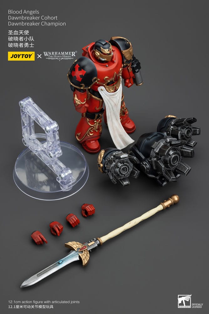 Warhammer The Horus Heresy Actionfigur 1/18 Blood Angels Dawnbreaker Cohort Dawnbreaker Champion 13 cm