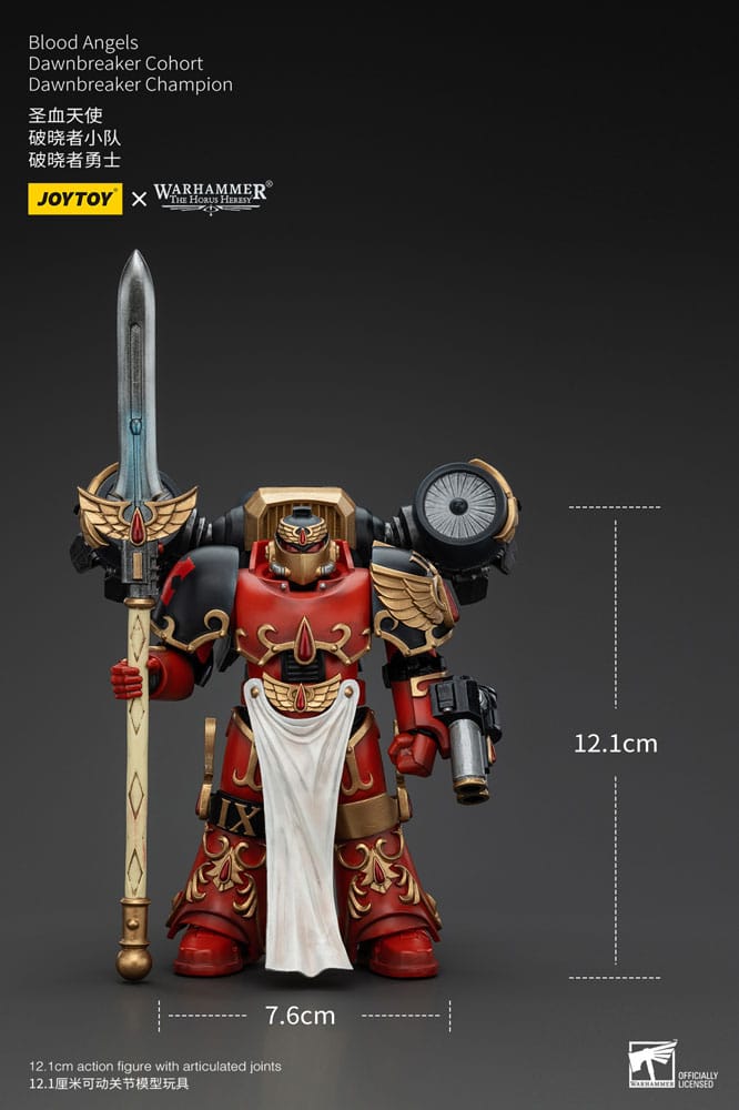 Warhammer The Horus Heresy Actionfigur 1/18 Blood Angels Dawnbreaker Cohort Dawnbreaker Champion 13 cm