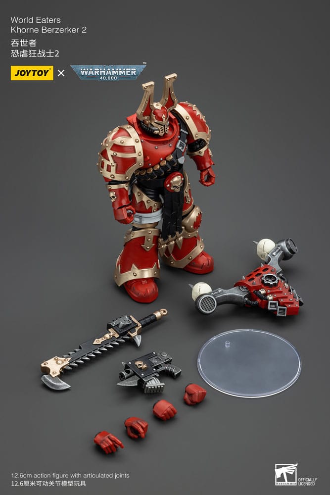 Warhammer 40k Actionfigur 1/18 World Eaters Khorne Berzerker 2 13 cm