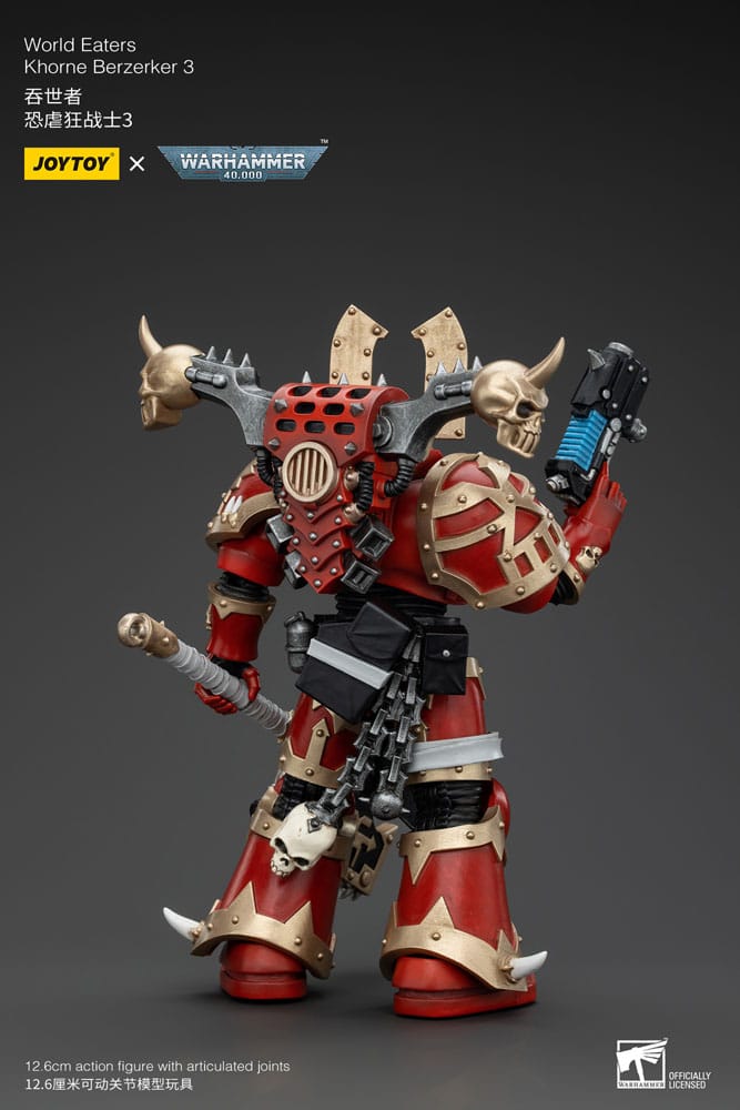 Warhammer 40k Actionfigur 1/18 World Eaters Khorne Berzerker 3 13 cm