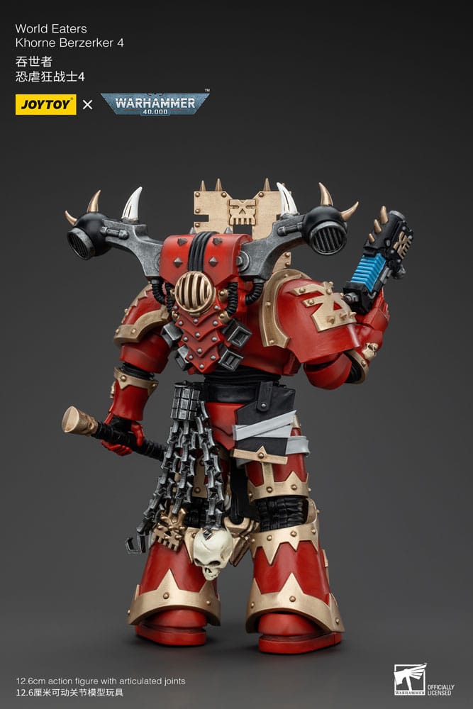 Warhammer 40k Actionfigur 1/18 World Eaters Khorne Berzerker 4 13 cm