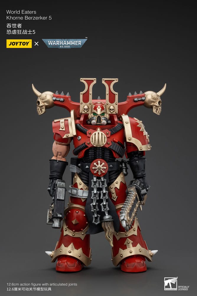 Warhammer 40k Actionfigur 1/18 World Eaters Khorne Berzerker 5 13 cm