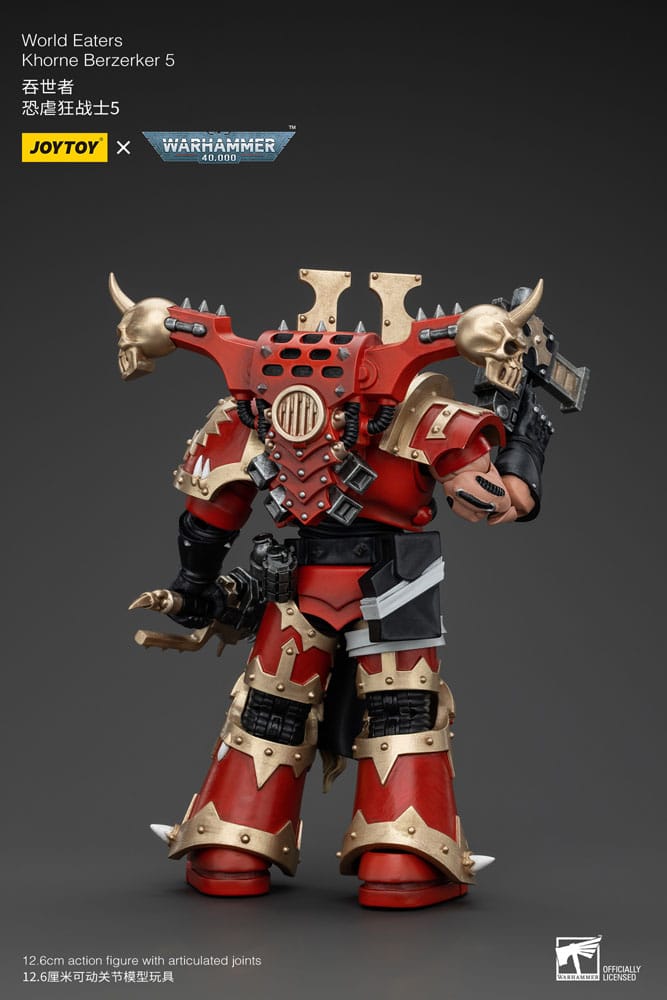 Warhammer 40k Actionfigur 1/18 World Eaters Khorne Berzerker 5 13 cm