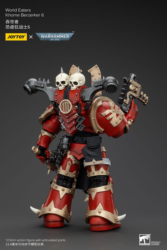 Warhammer 40k Actionfigur 1/18 World Eaters Khorne Berzerker 6 13 cm