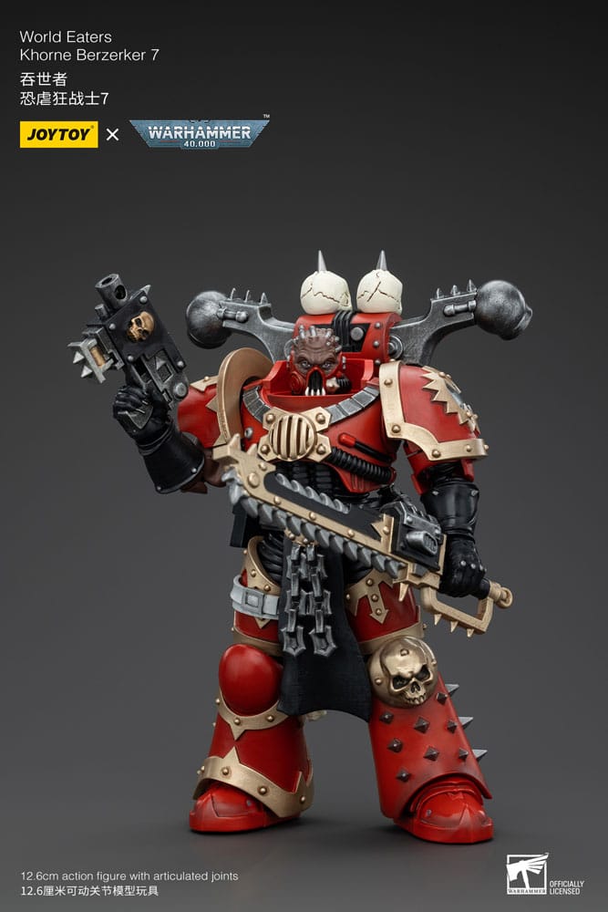 Warhammer 40k Actionfigur 1/18 World Eaters Khorne Berzerker 7 13 cm