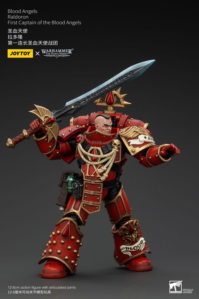 Warhammer The Horus Heresy Actionfigur 1/18 Blood Angels Raldoron First Captain of the Blood Angels 13 cm