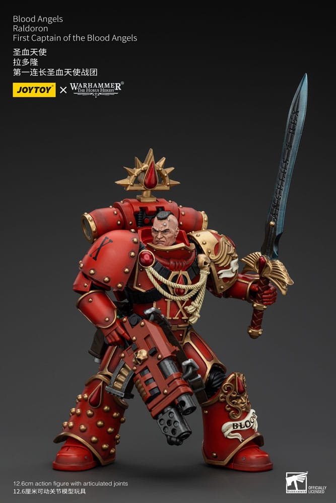 Warhammer The Horus Heresy Actionfigur 1/18 Blood Angels Raldoron First Captain of the Blood Angels 13 cm