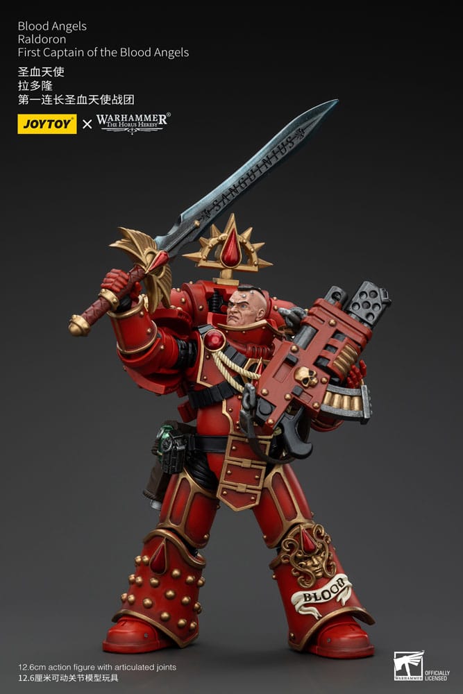 Warhammer The Horus Heresy Actionfigur 1/18 Blood Angels Raldoron First Captain of the Blood Angels 13 cm