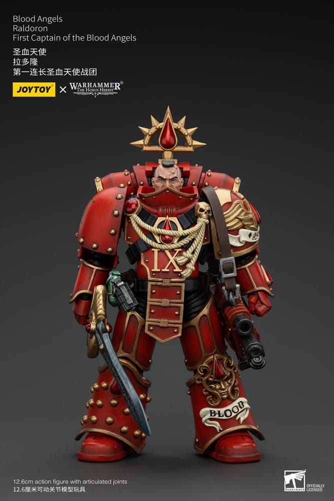 Warhammer The Horus Heresy Actionfigur 1/18 Blood Angels Raldoron First Captain of the Blood Angels 13 cm