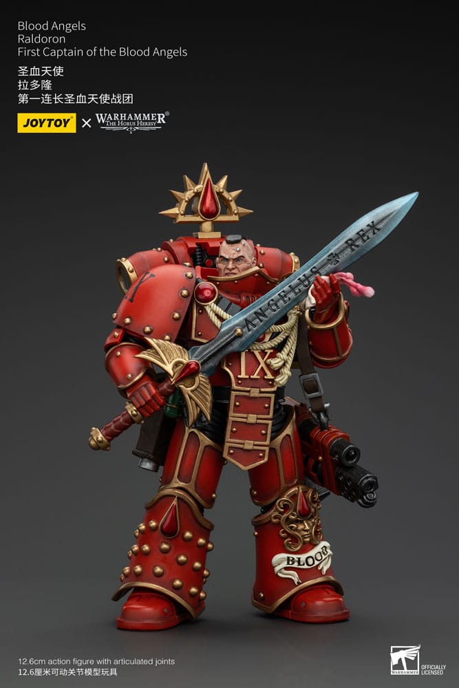 Warhammer The Horus Heresy Actionfigur 1/18 Blood Angels Raldoron First Captain of the Blood Angels 13 cm