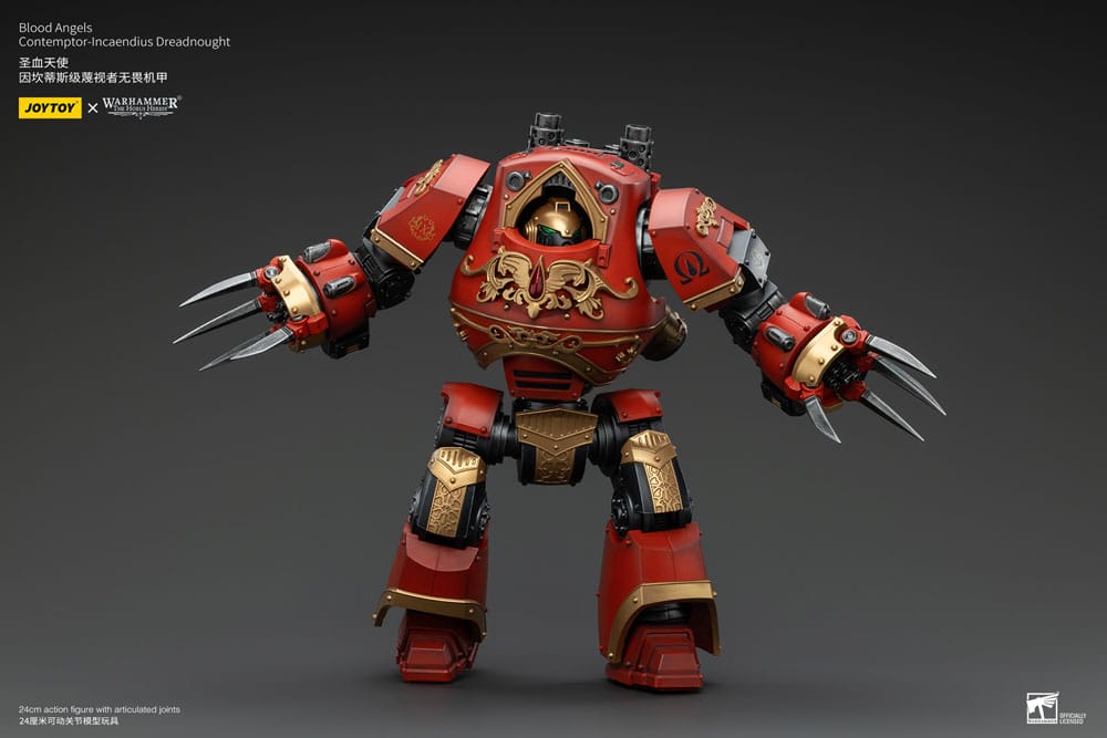 Warhammer The Horus Heresy Actionfigur 1/18 Blood Angels Contemptor-Incaendius Dreadnought 24 cm