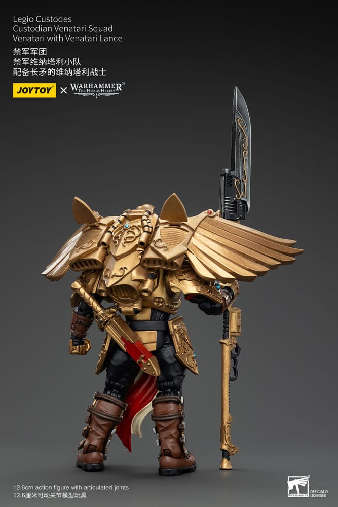 Warhammer The Horus Heresy Actionfigur 1/18 Legio Custodes Custodian Venatari Squad Venatari with Venatari Lance 13 cm