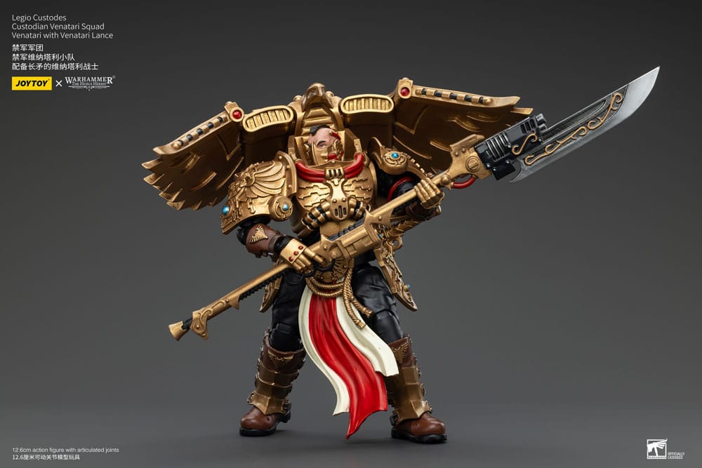 Warhammer The Horus Heresy Actionfigur 1/18 Legio Custodes Custodian Venatari Squad Venatari with Venatari Lance 13 cm