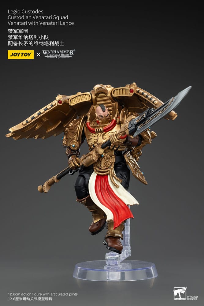 Warhammer The Horus Heresy Actionfigur 1/18 Legio Custodes Custodian Venatari Squad Venatari with Venatari Lance 13 cm