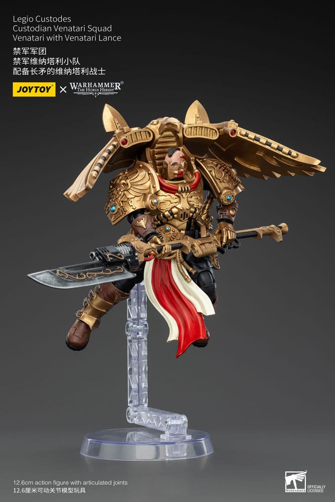 Warhammer The Horus Heresy Actionfigur 1/18 Legio Custodes Custodian Venatari Squad Venatari with Venatari Lance 13 cm