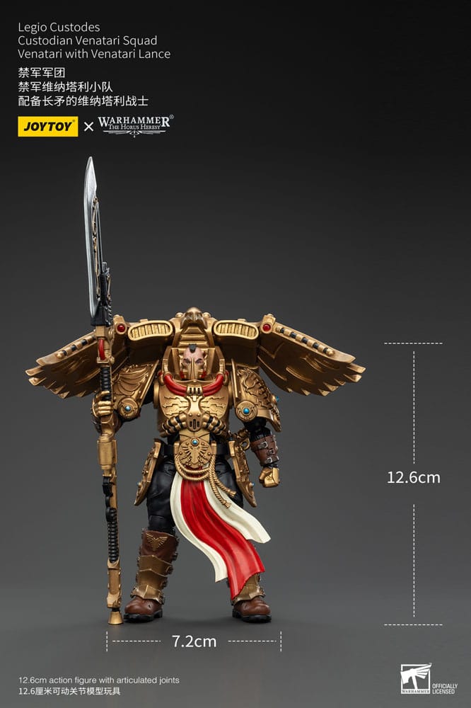 Warhammer The Horus Heresy Actionfigur 1/18 Legio Custodes Custodian Venatari Squad Venatari with Venatari Lance 13 cm