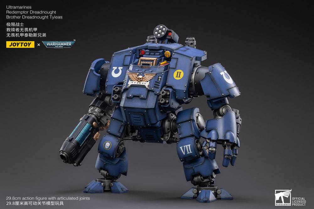 Warhammer 40k Actionfigur 1/18 Ultramarines Redemptor Dreadnought Brother Dreadnought Tyleas 30 cm