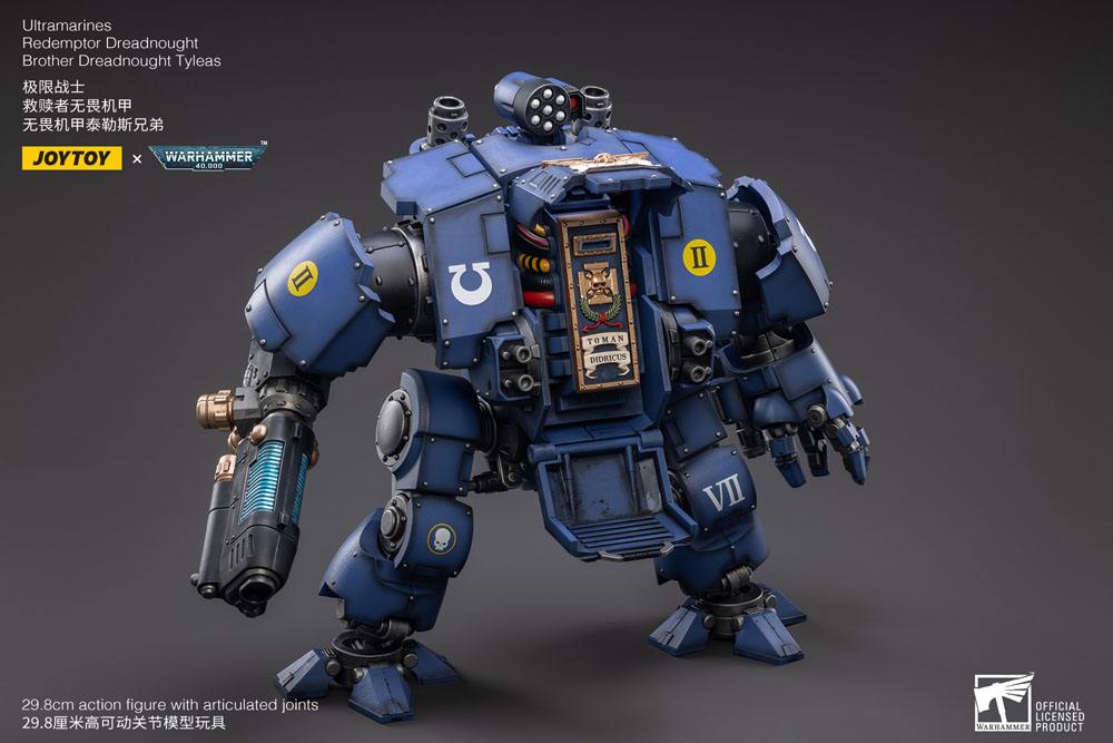 Warhammer 40k Actionfigur 1/18 Ultramarines Redemptor Dreadnought Brother Dreadnought Tyleas 30 cm