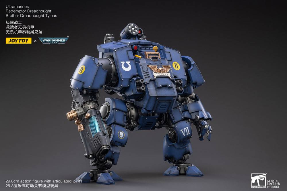 Warhammer 40k Actionfigur 1/18 Ultramarines Redemptor Dreadnought Brother Dreadnought Tyleas 30 cm