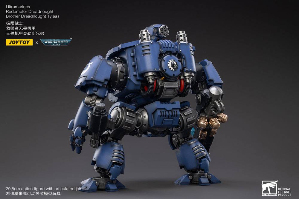 Warhammer 40k Actionfigur 1/18 Ultramarines Redemptor Dreadnought Brother Dreadnought Tyleas 30 cm