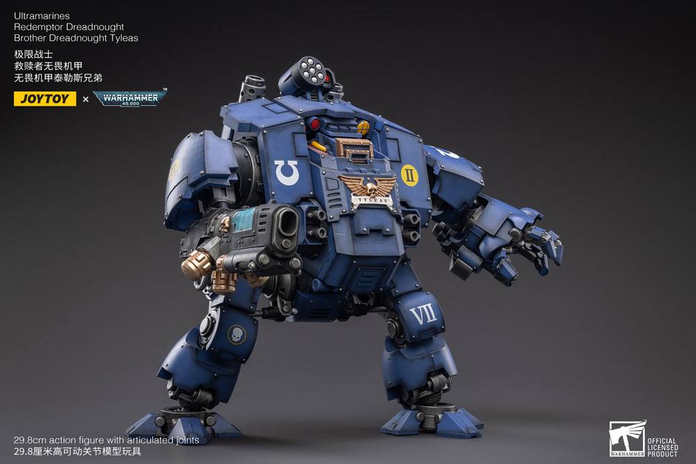 Warhammer 40k Actionfigur 1/18 Ultramarines Redemptor Dreadnought Brother Dreadnought Tyleas 30 cm