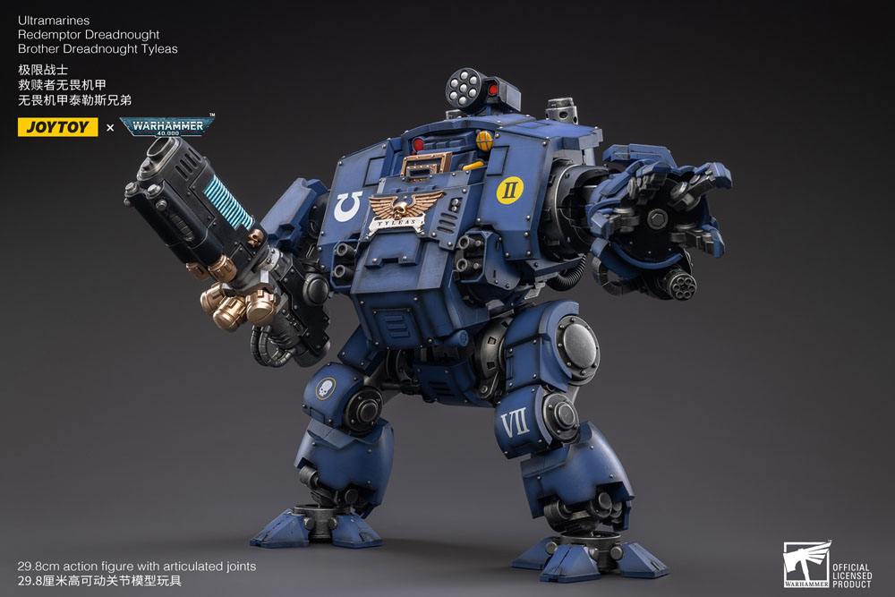 Warhammer 40k Actionfigur 1/18 Ultramarines Redemptor Dreadnought Brother Dreadnought Tyleas 30 cm