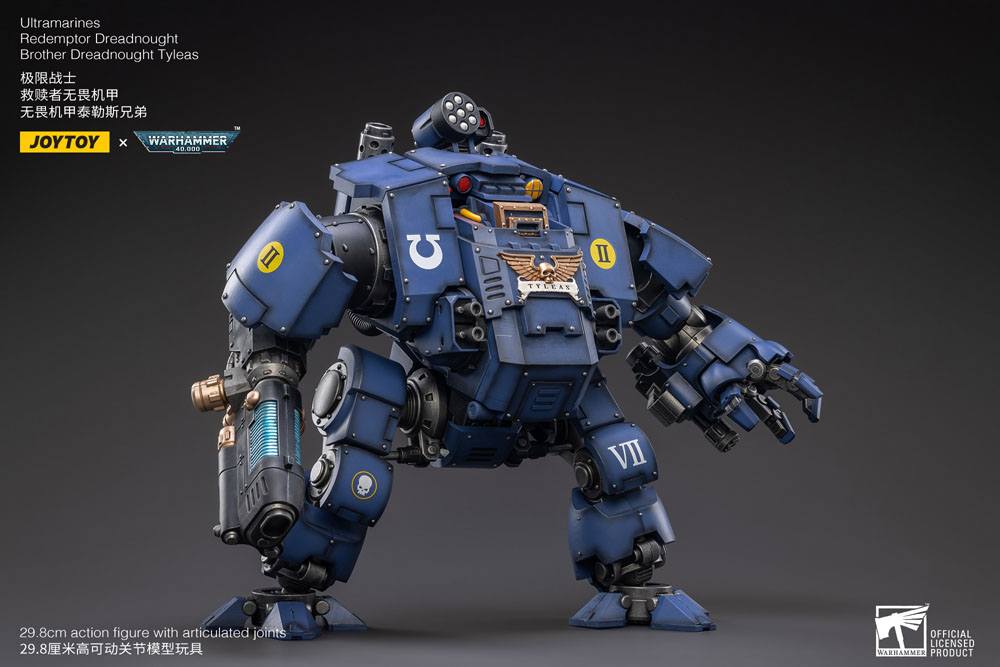 Warhammer 40k Actionfigur 1/18 Ultramarines Redemptor Dreadnought Brother Dreadnought Tyleas 30 cm