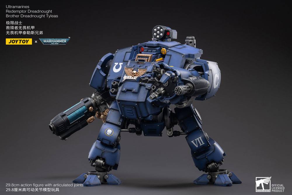 Warhammer 40k Actionfigur 1/18 Ultramarines Redemptor Dreadnought Brother Dreadnought Tyleas 30 cm