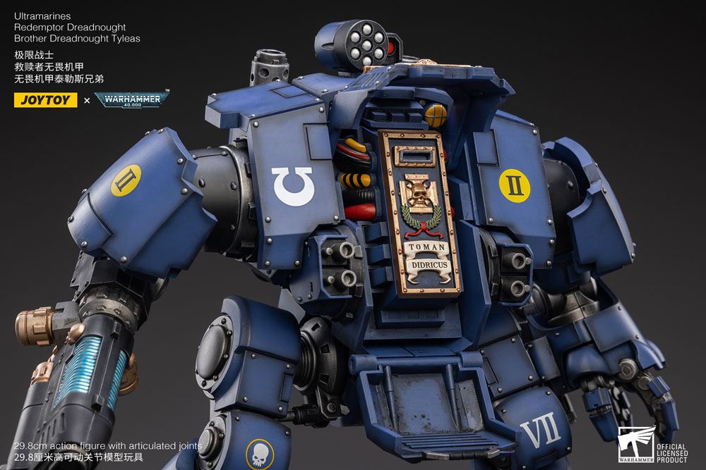 Warhammer 40k Actionfigur 1/18 Ultramarines Redemptor Dreadnought Brother Dreadnought Tyleas 30 cm