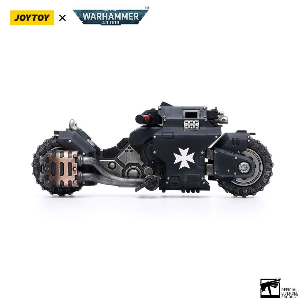 Warhammer 40k Fahrzeug 1/18 Black Templars Outrider Bike 22 cm