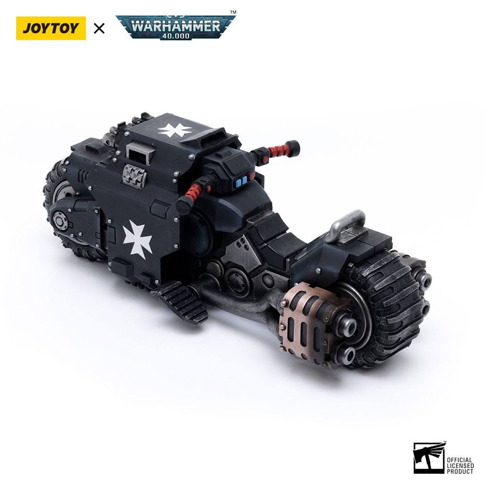 Warhammer 40k Fahrzeug 1/18 Black Templars Outrider Bike 22 cm