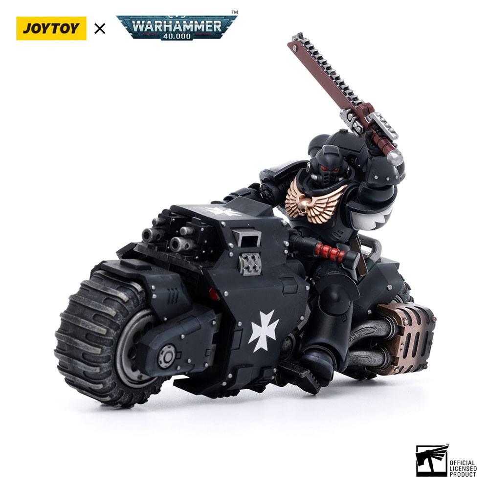 Warhammer 40k Fahrzeug 1/18 Black Templars Outrider Bike 22 cm