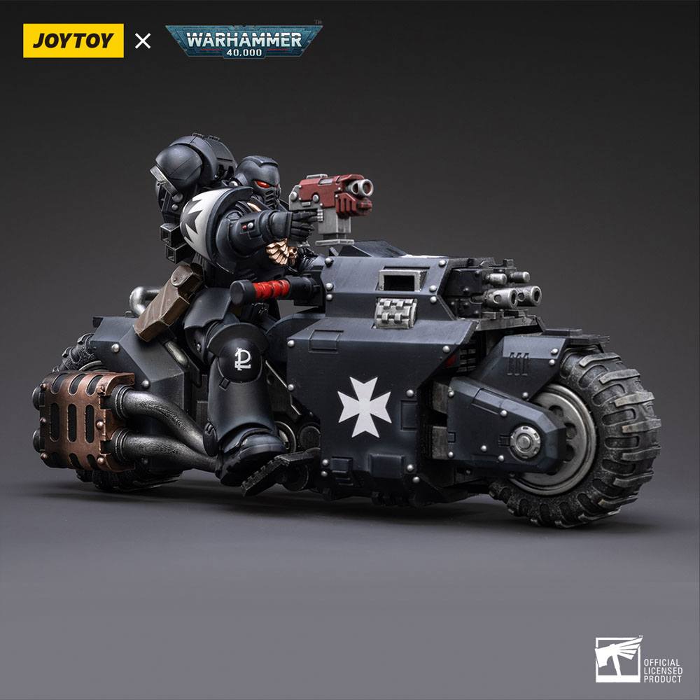 Warhammer 40k Fahrzeug 1/18 Black Templars Outrider Bike 22 cm