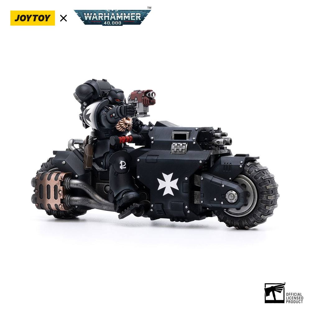 Warhammer 40k Fahrzeug 1/18 Black Templars Outrider Bike 22 cm