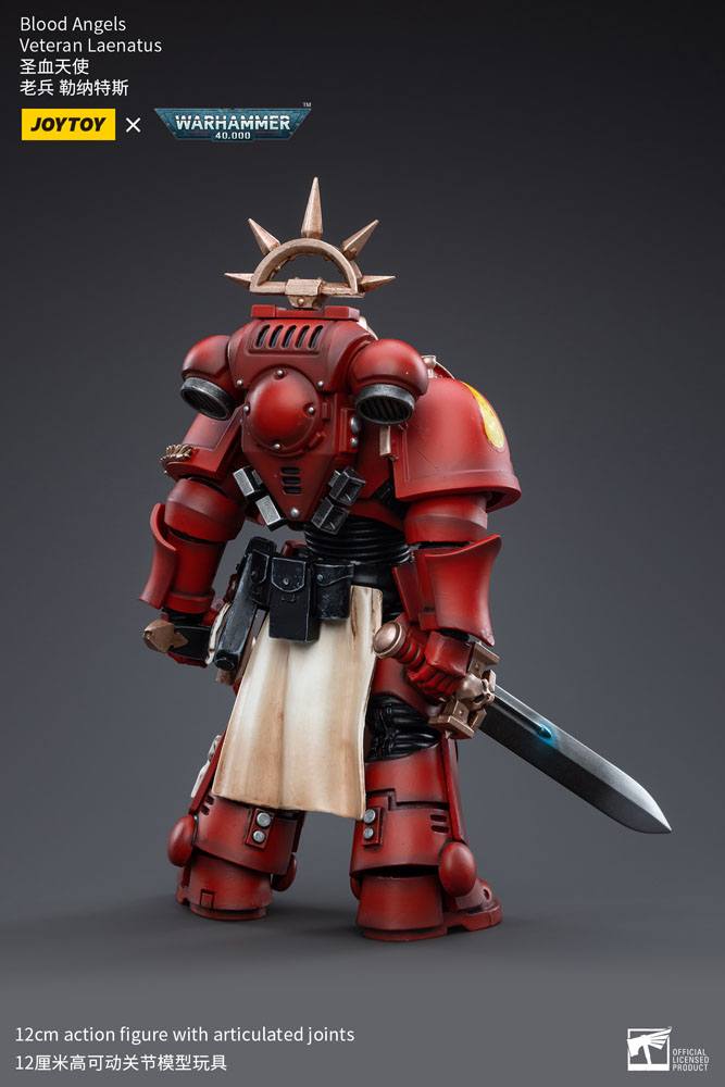 Warhammer 40k Actionfigur 1/18 Blood Angels Veteran Laenatus 12 cm