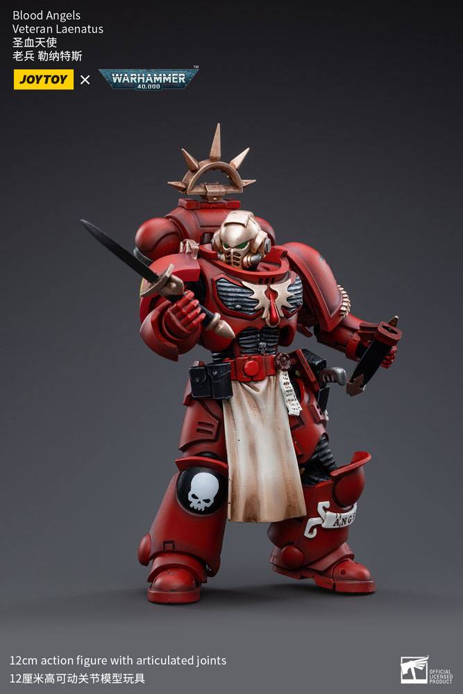 Warhammer 40k Actionfigur 1/18 Blood Angels Veteran Laenatus 12 cm