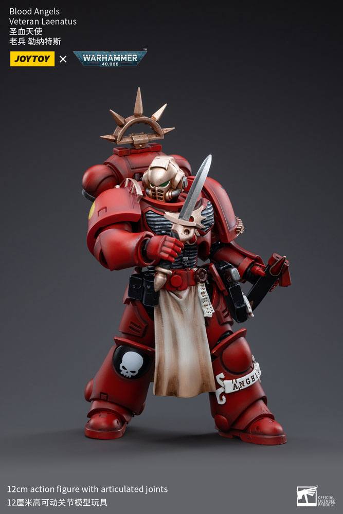 Warhammer 40k Actionfigur 1/18 Blood Angels Veteran Laenatus 12 cm