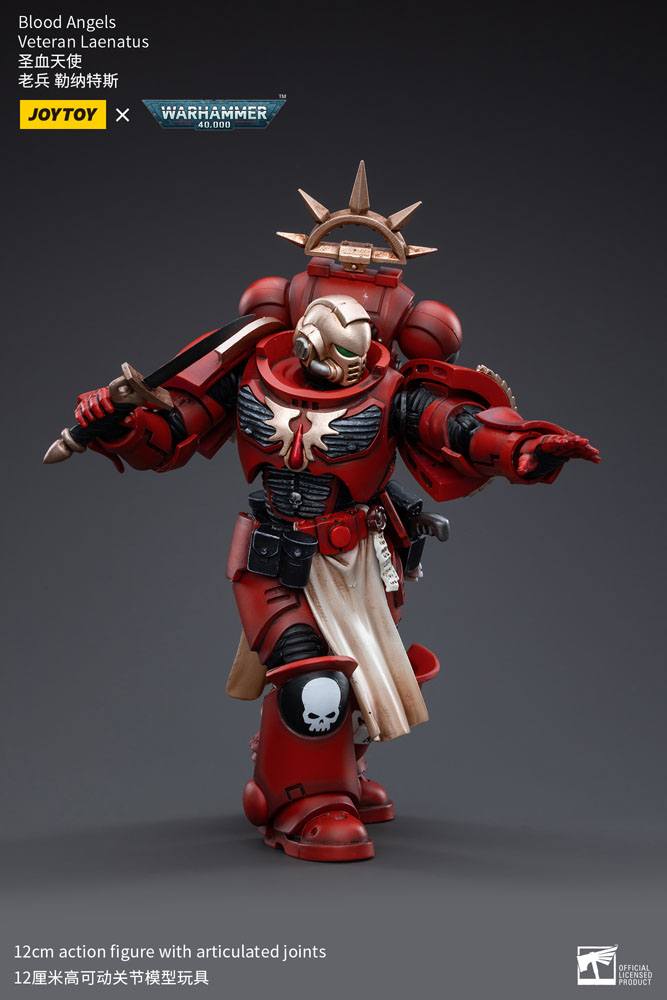 Warhammer 40k Actionfigur 1/18 Blood Angels Veteran Laenatus 12 cm