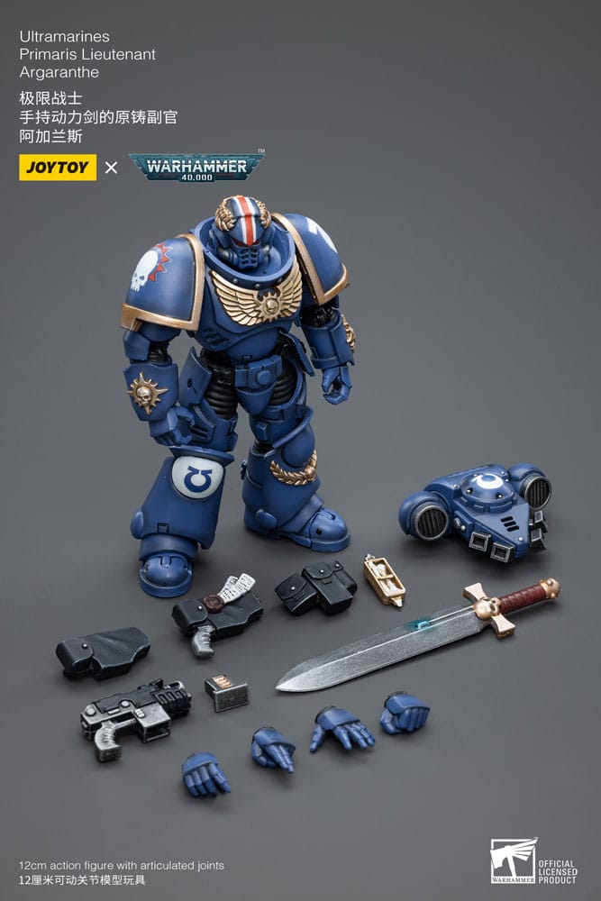 Warhammer 40k Actionfigur 1/18 Ultramarines Primaris Lieutenant Argaranthe 12 cm