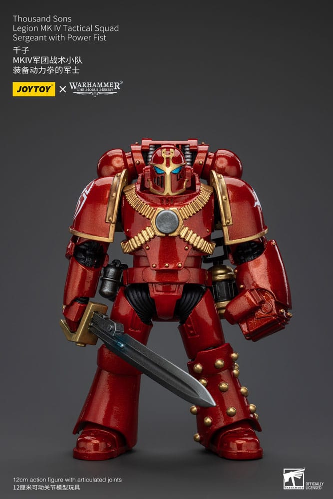 Warhammer The Horus Heresy Actionfigur 1/18 Thousand Sons Legion MK IV Tactical Squad Sergeant with Power Fist 12 cm