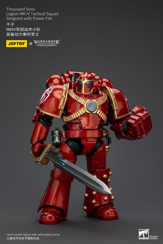 Warhammer The Horus Heresy Actionfigur 1/18 Thousand Sons Legion MK IV Tactical Squad Sergeant with Power Fist 12 cm