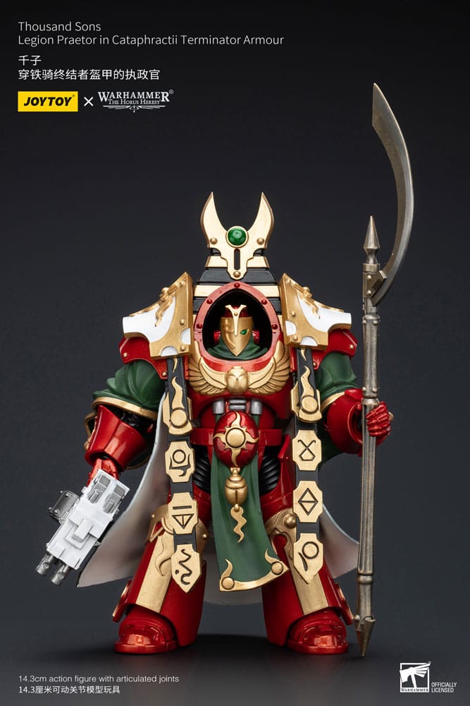 Warhammer The Horus Heresy Actionfigur 1/18 Thousand sons Legion Praetor in Cataphractii Terminator Armour 12 cm