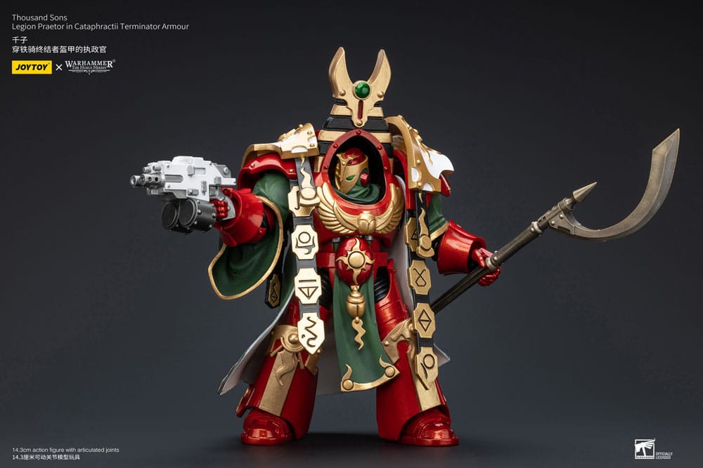 Warhammer The Horus Heresy Actionfigur 1/18 Thousand sons Legion Praetor in Cataphractii Terminator Armour 12 cm