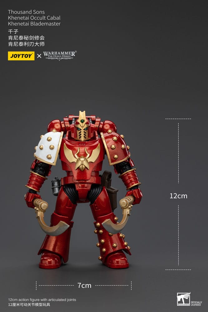 Warhammer The Horus Heresy Actionfigur 1/18 Thousand Sons Khenetai Occult Cabal Khenetai Blademaster 12 cm