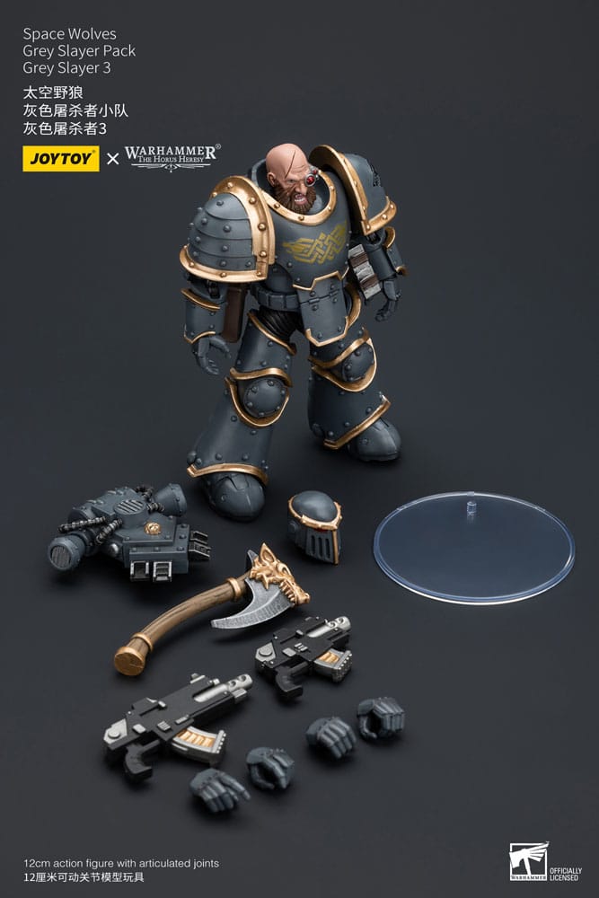 Warhammer The Horus Heresy Actionfigur 1/18 Space Wolves Grey Slayer Pack Grey Slayer 3 12 cm