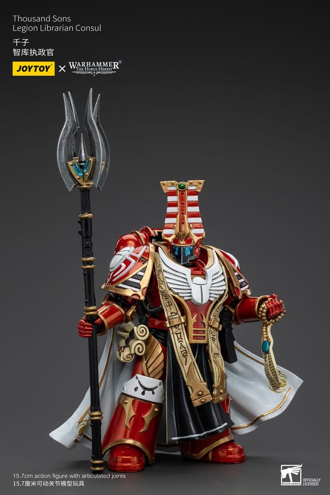 Warhammer The Horus Heresy Actionfigur 1/18 Thousand Sons Legion Librarian Consut 16 cm