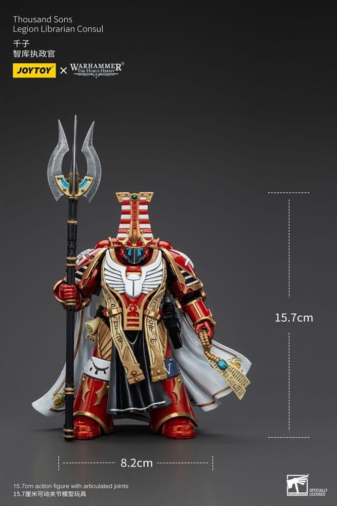 Warhammer The Horus Heresy Actionfigur 1/18 Thousand Sons Legion Librarian Consut 16 cm