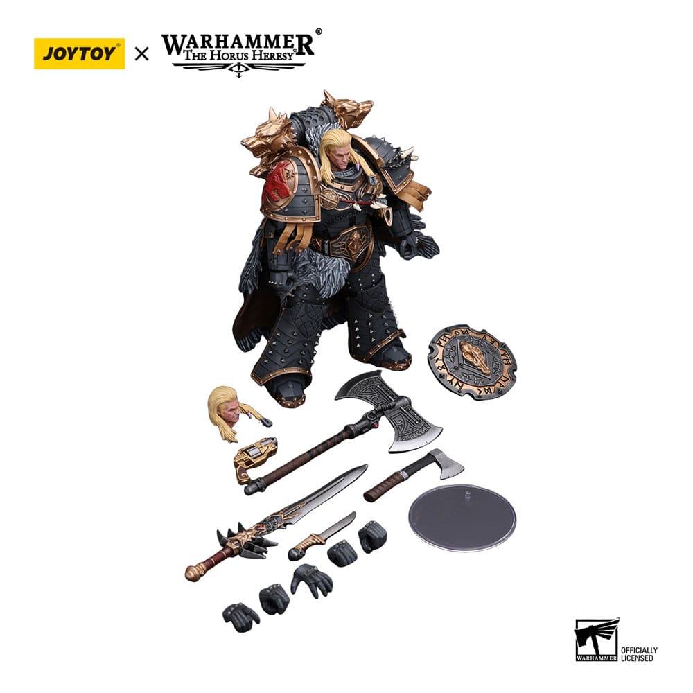 Warhammer The Horus Heresy Actionfigur 1/18 Space Wolves Leman Russ Primarch of the VIth Legion 12 cm